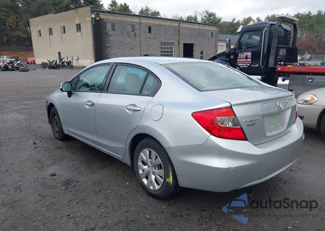 2012 Honda Civic Lx from USA, damaged, VIN 2HGFB2F55CH525804